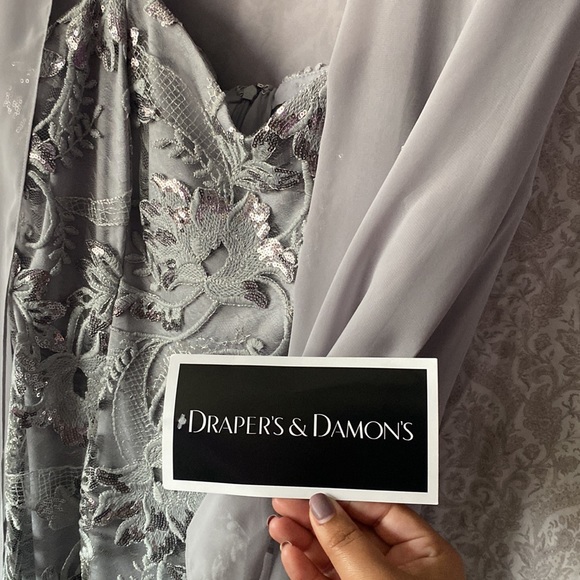 Alex Evenings gray dress - Picture 9 of 9